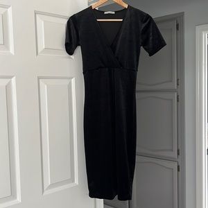 Velvet dress Zara